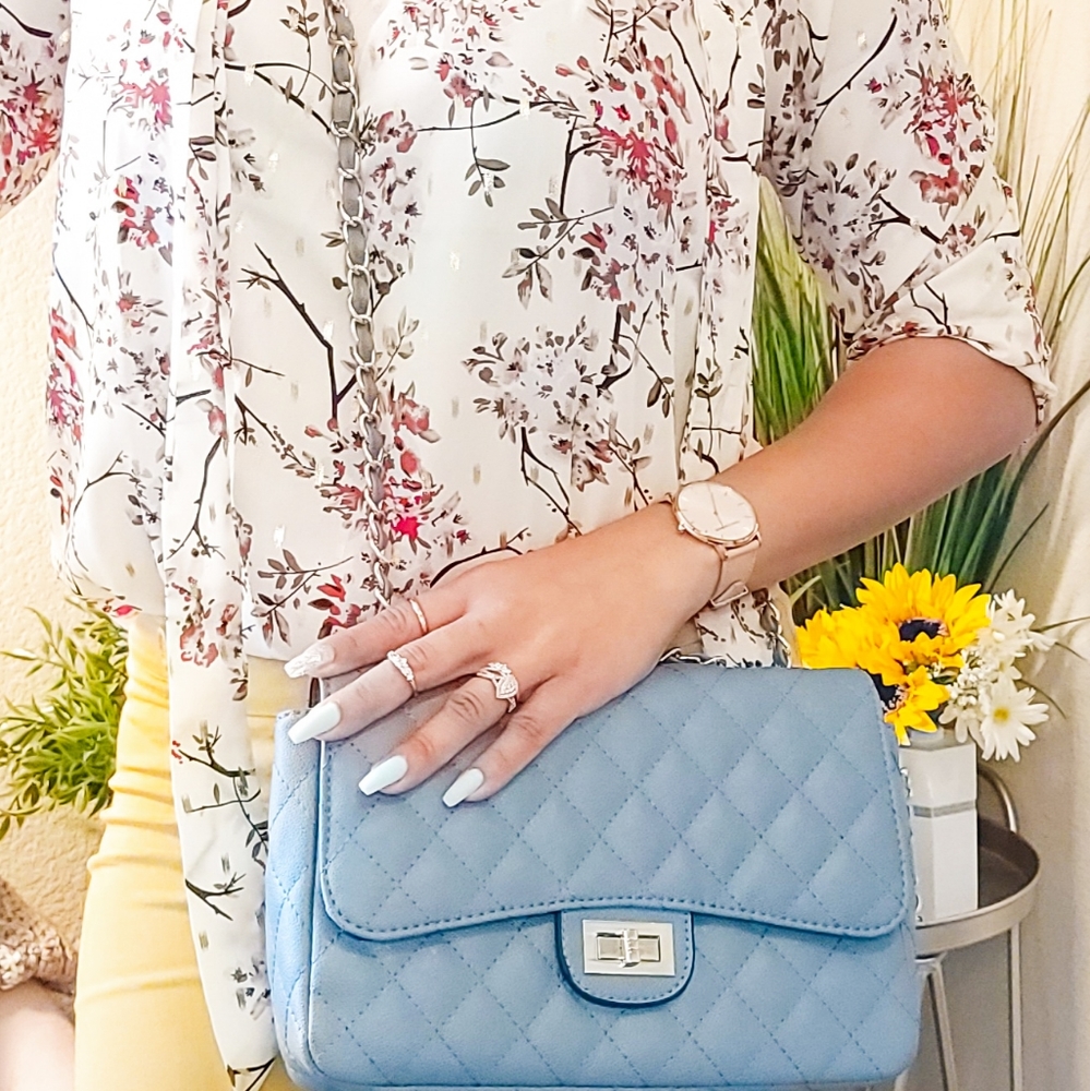 Isabelle Quilted Crossbody Bag - Picture 1 of 8